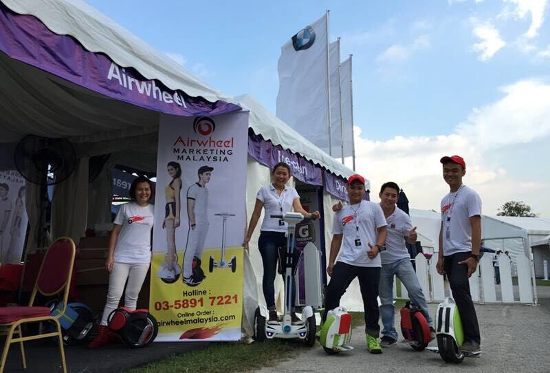Airwheel Marketing Malaysia Electric Scooter Distributor Performed BMW Malaysian Open