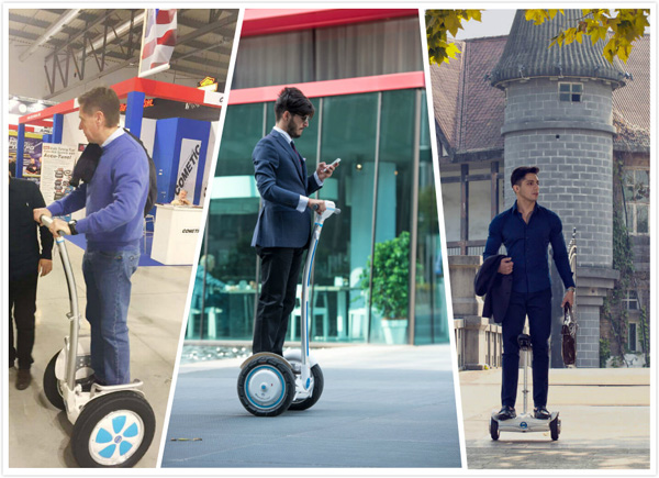 Airwheel scooter auto-bilanciamento elettrico è spesso correttamente citata come l'esempio evidente della filosofia di design.