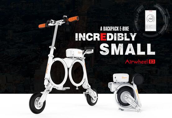 Acquisire esperienza di guida confortevole, Airwheel E3selects la sella di gomma, invece di spugna cuscino. 